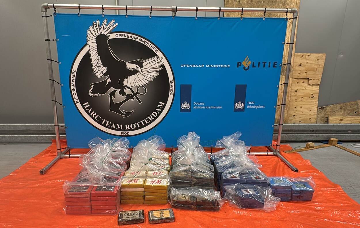 Ruim 200 kilo cocaïne onderschept in Rotterdamse haven