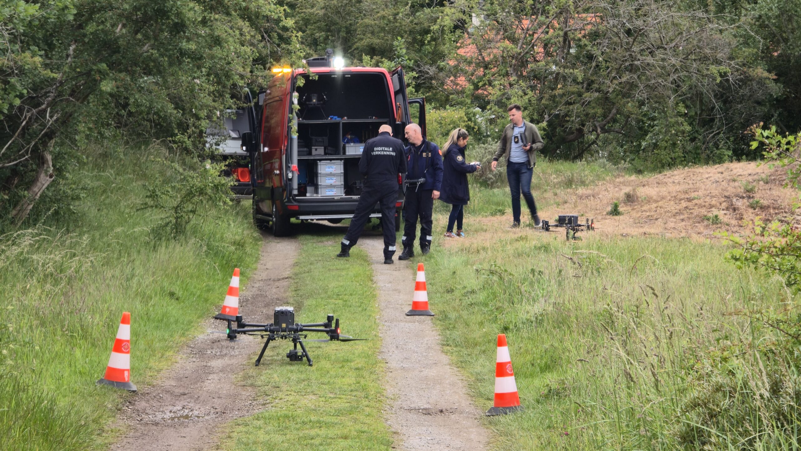 Zoektocht in Rockanje naar bevallende vrouw in duinen blijft zonder resultaat